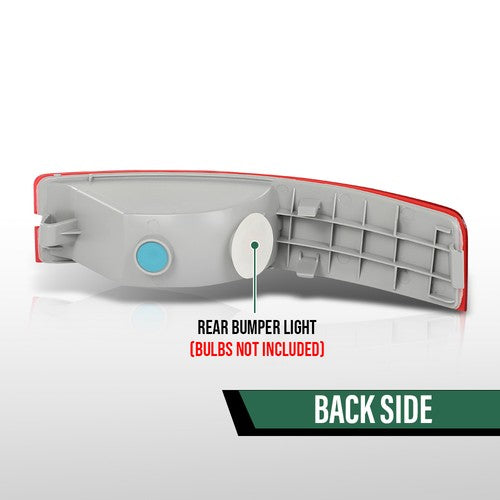 Solid Spare Fit For 2007-2014 Volvo CX90 Rear Bumper Reflector Side Marker Light Left Driver