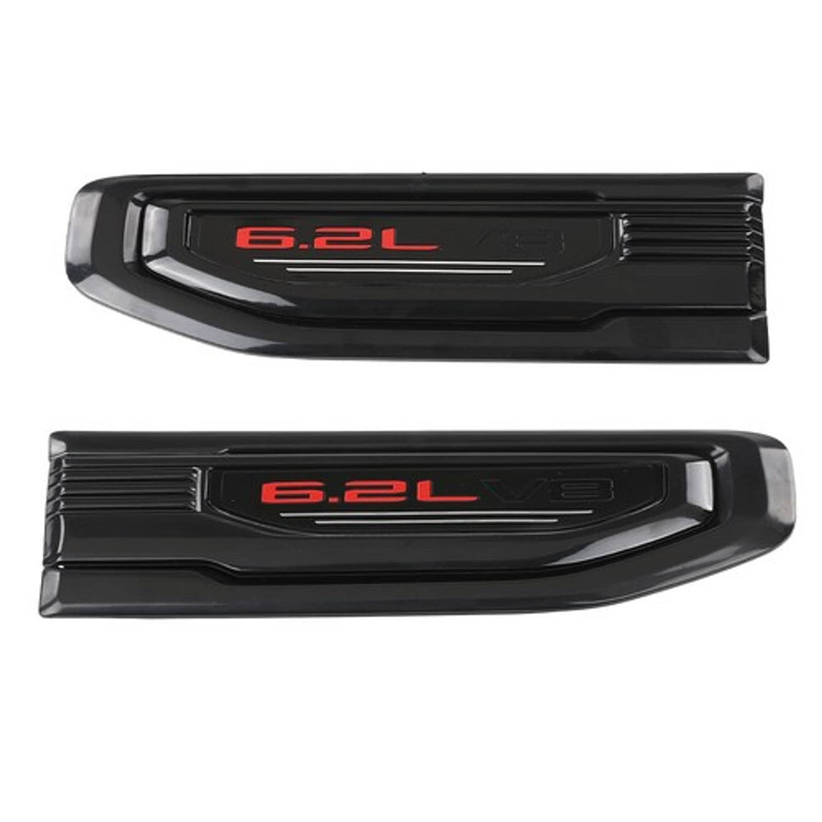 Solid Spare New Fender Vent Black Emblem Fit For 2019-2025 GMC Sierra 1500 Left+Right