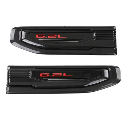 Solid Spare New Fender Vent Black Emblem Fit For 2019-2025 GMC Sierra 1500 Left+Right