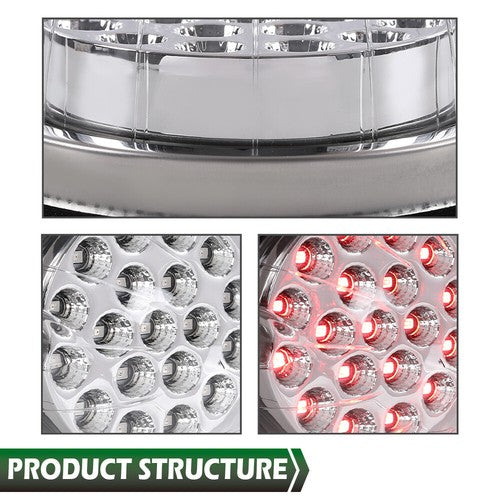 Solid Spare Red w/clear Lens Watermelon (19 LED) Marker Turn Signal Light universal