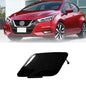 Black Tow Hook Cap cover Fit 2020 2021 2022 Nissan Versa Front Bumper 20-22