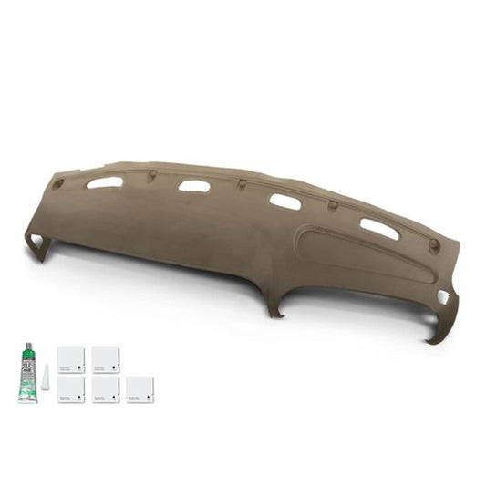 Solid Spare TPE Dash Cover Fit For 98-02 Dodge Ram 1500 2500 3500 Dashboard Overlay Beige