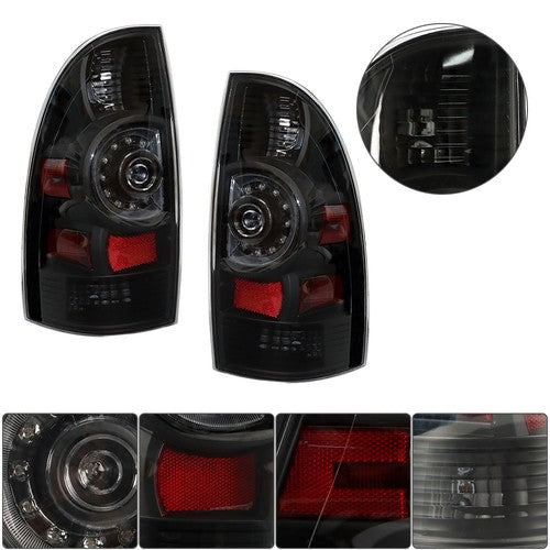 Solid Spare For Toyota Tacoma 2005-2015 Left+Right Side Rear LED Tail Brake Light Lamps