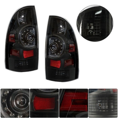 Solid Spare For Toyota Tacoma 2005-2015 Left+Right Side Rear LED Tail Brake Light Lamps