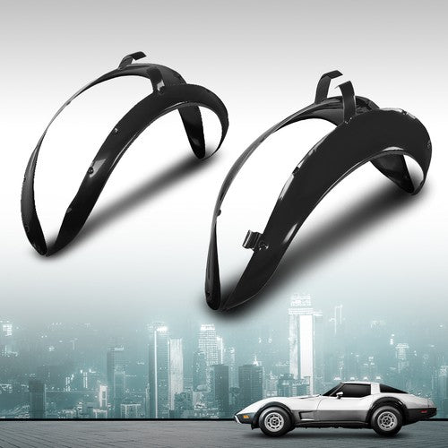 Solid Spare 4pcs Front & Rear Wheel Fender Flares Fit For 1968-1979 Corvette C3 L88
