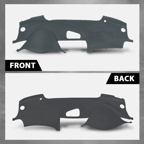Solid Spare TPE Dash Cover Dashboard Overlay Gray Fit For 2004 2005 2006 2007 2008 Acura TL