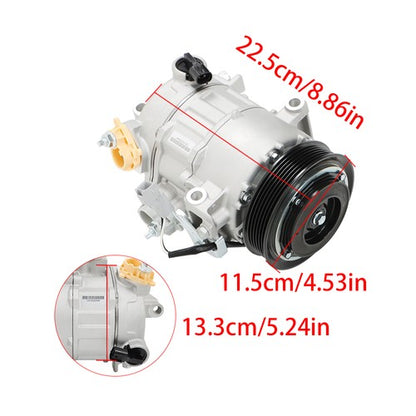 Solid Spare Fit For Ram 1500 2014-2018 Ram 1500 Classic 2019-2022 68140664AC A/C Compressor