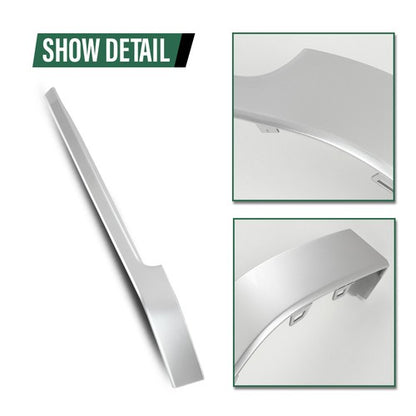 Solid Spare Fit For 13-22 Land Rover Range Rover Rear Bumper Side Cladding Silver Trim Left