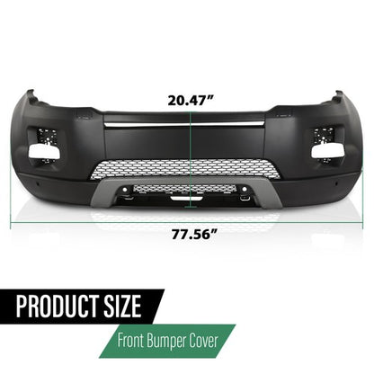 Solid Spare Front Bumper Cover Fit For 2012 2013 2014 2015 Land Rover Range Rover Evoque