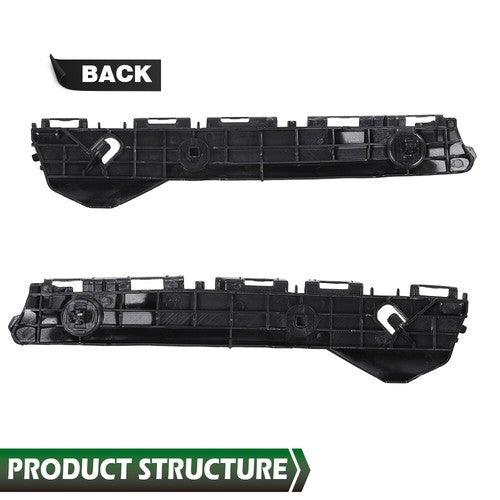 Solid Spare New Fit For 2012 2013 2014 Toyota Yaris Rear Bumper Bracket Left+Right Pair Set