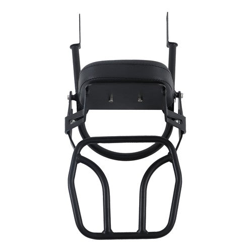 Solid Spare Backrest Sissy Bar w/ Luggage Rack For Bonneville T100 T120/Black 2016-24 US