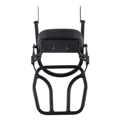 Solid Spare Backrest Sissy Bar w/ Luggage Rack For Bonneville T100 T120/Black 2016-24 US