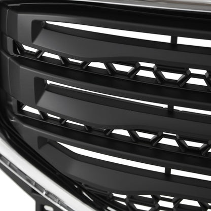 Fits GMC Acadia SLE SL 2017 2018 2019 Front Upper Grille Chrome+Black 84431667