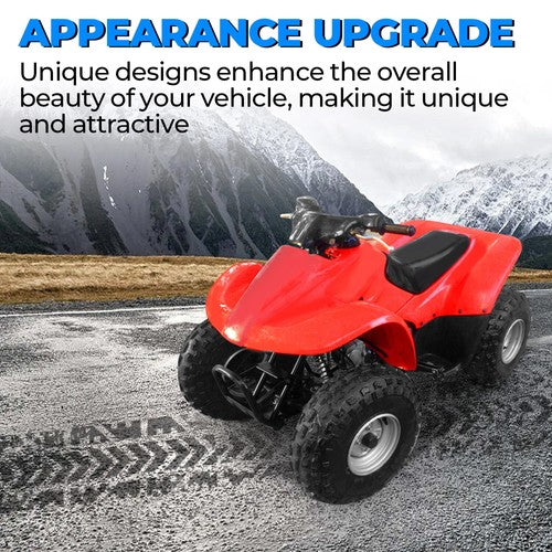 Solid Spare FOR HONDA TRX90 93-05 RED ABS PLASTIC FRONT & REAR FENDERS SET