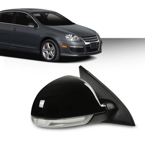 Solid Spare Power Mirror Fit For 2005-2010 Volkswagen Jetta Right Side With Puddle Light