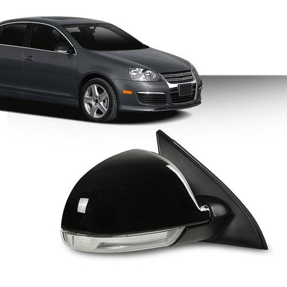 Solid Spare Power Mirror Fit For 2005-2010 Volkswagen Jetta Right Side With Puddle Light