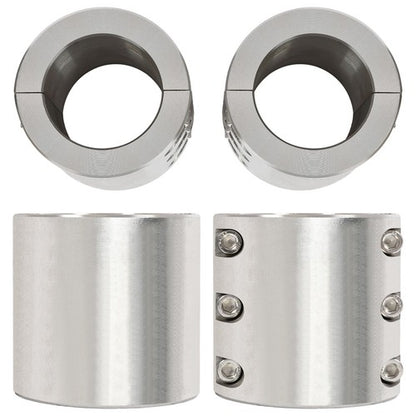 Solid Spare Upgrated 4PCS Steel Tube Clamps For 1.875" 1-7/8" Size Tube Roll Cage Mount