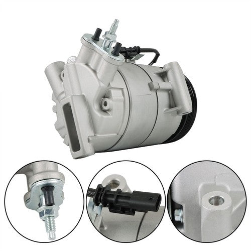 Solid Spare Fit For Chevrolet Malibu 13-16 GMC Terrain 15-17 68222 A/C Compressor W/ Clutch