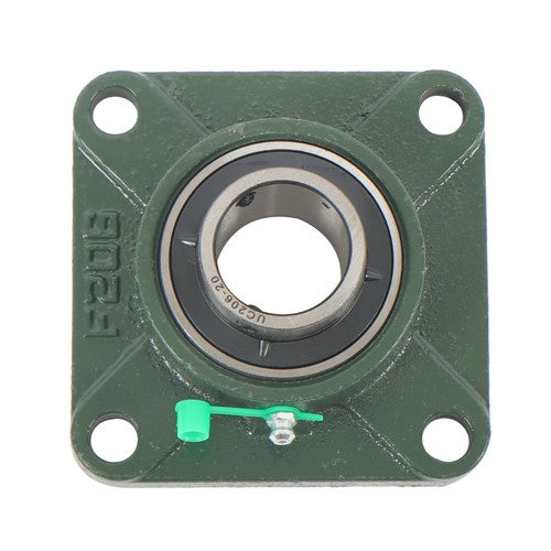 Solid Spare 4pcs UCF206-20 Pillow Block Flange Bearing 1-1/4" Bore 4 Bolt Solid Base