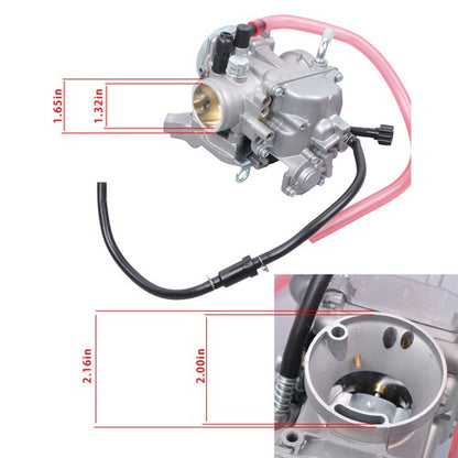 Solid Spare Carburetor Carb For Arctic Cat 400 Automatic & Manual 0470-504 2004