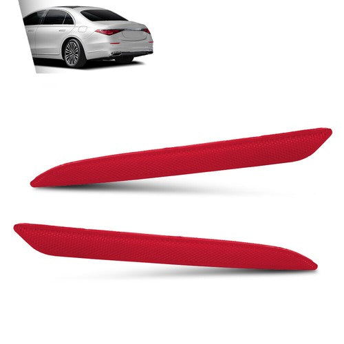 Solid Spare Fit For Mercedes Benz A S W222 W166 AMG Rear Left+Right Bumper Reflector Light