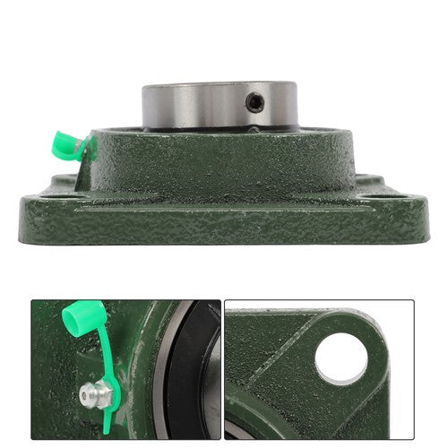 Solid Spare 2PCS UCF209-28 with seat bearing 1-3/4" Bore 4 Bolt Solid Base Self-Aligning ?
