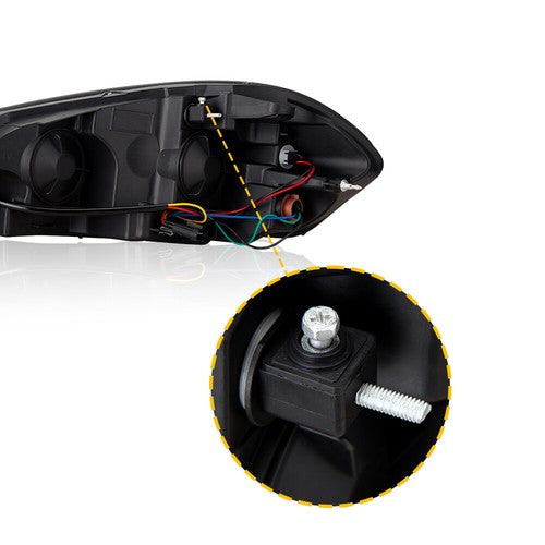 Solid Spare Fit For 2006-2013 Chevy Impala/06-07 Monte Carlo Chrome LED DRL Headlights Lamps