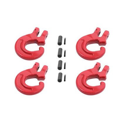 Solid Spare G80 4 PCS 5/16 Inch Logging Chain Choker Hook - 4400Lbs Working Load Limit