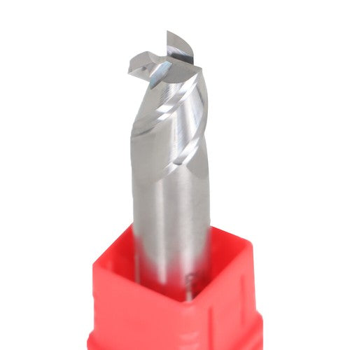 Solid Spare Carbide End Mill 3/8" 3 Flute 2" Overall Length End Mill 45 Degree Helix New