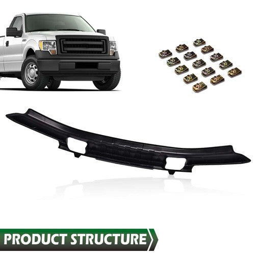 Solid Spare Front Bumper Lower Valance Panel Textured Fit For Ford F-150 F150 4WD 2009-2014