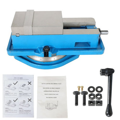 Solid Spare 4Inch Lockdown Vise Precision CNC Milling Machine Bench Clamp Vice With Base USA