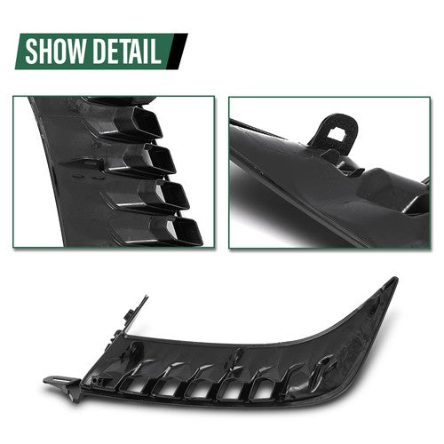 Solid Spare Front Bumper Trim W/o Sensor Hole Fit For 2025 Toyota Camry SE Sedan Left+Right
