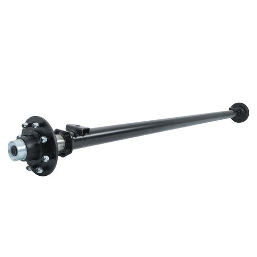 Solid Spare Trailer Axle-7000 lb Idler 8 Lug 95" Hubface 80" Spring Center/8 × 6.5 Bolt