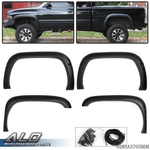 Solid Spare Fit For 1994-2001 Dodge Ram 1500 2500 3500 Textured Factory Style Fender Flares