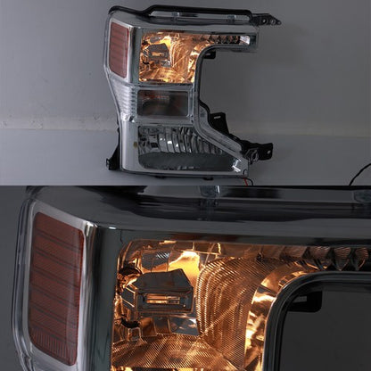 Solid Spare Front Headlight For Ford F250 F350 F450 2020-2022 Right Side Clear RH Headlamp