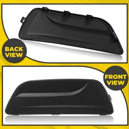 Solid Spare FOG LIGHT COVER BEZEL LEFT & RIGHT SIDE BLACK FIT FOR CHEVROLET MALIBU 2013-2016