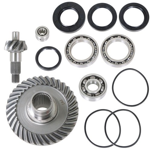 Solid Spare Rear Differential Ring & Pinion Gear Bearing Kit For Honda TRX300FW 1979-2000