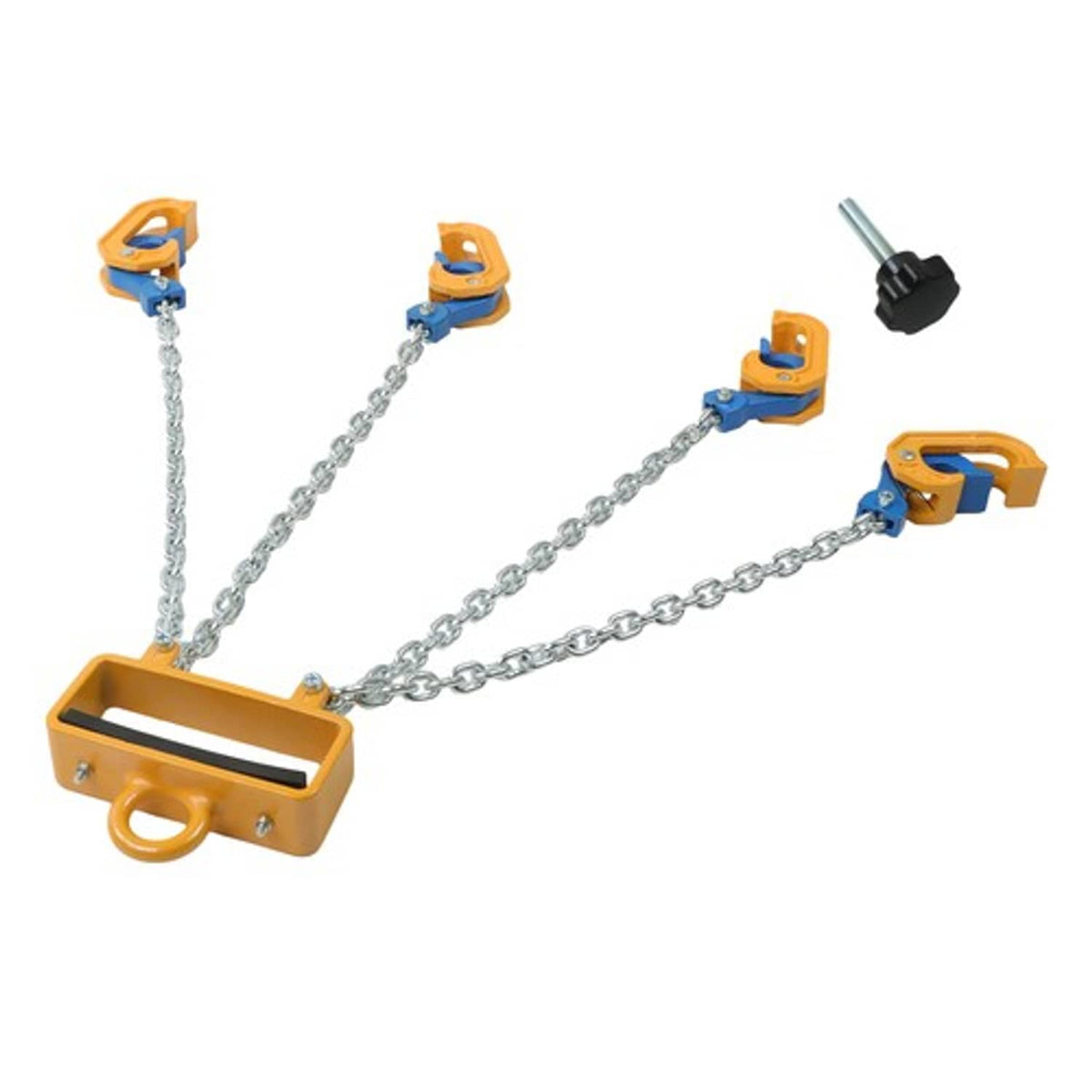 Solid Spare Chain Drum Lifter 4400 lbs Loading Capacity for 55 Gallon Drums Forklift Hoist