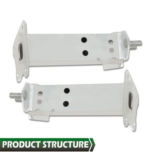 Solid Spare Fit For Toyota Prius 2016-2021 Front Bumper Reinforcement Brackets Right & Left