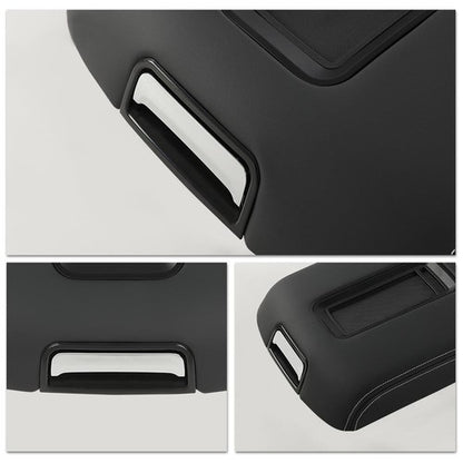 Solid Spare Fit For 15-19 Chevy Suburban Tahoe GMC Yukon Center Console Armrest Lid Black