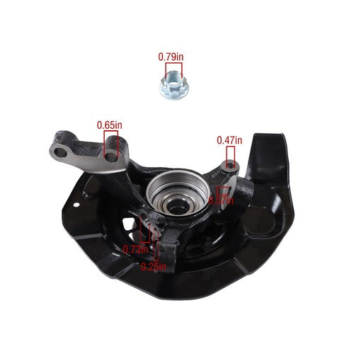 Solid Spare Front Wheel Bearing Hub Steering Knuckle Assembly 698-426 For Lexus RX350 07-09