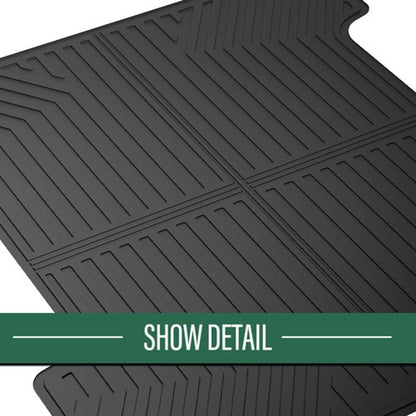 Solid Spare Fit For 2007-2018 Chevrolet Silverado GMC Sierra 5.8FT TPE Truck Bed Mat Liner