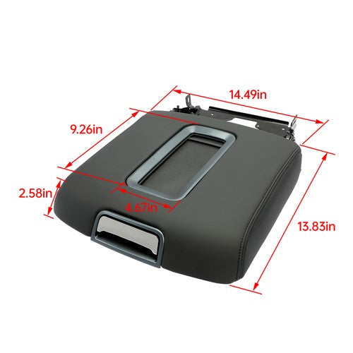 Solid Spare Leather Center Console Armrest Lid For 14-17 18 19 Chevrolet Suburban SILVERADO