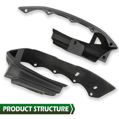 Solid Spare Rear Bumper Fillers Fit For Cadillac Fleetwood Brougham Deville 1980-1992