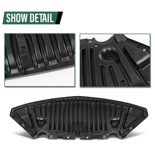Solid Spare Front Lower Engine Splash Undercar Shield For 10-15 Mercedes-Benz GLK250 GLK350