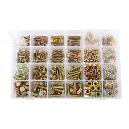 Solid Spare Grade 8.8 Metric Bolt Assortment M4 M5 M6 M8 Heavy Duty Bolts and Nuts Kit 907!
