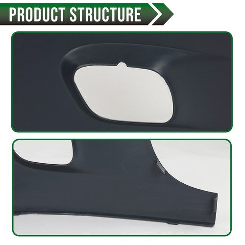 Solid Spare Fit For 2008-2017 Freightliner Cascadia Front Bumper End Cover Left Driver Side