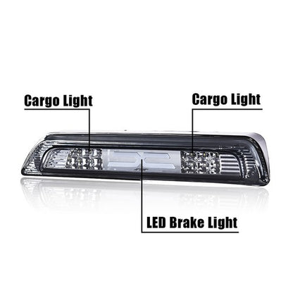 Solid Spare Fit For 2007-2018 Toyota Tundra LED Rear Smoked Third 3rd Brake Light Cargo Lamp
