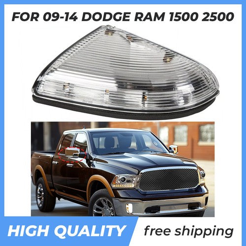 Solid Spare For Dodge Ram 1500 2500 2009-14 10 Passenger Mirror Turn Signal Light 68064948AA