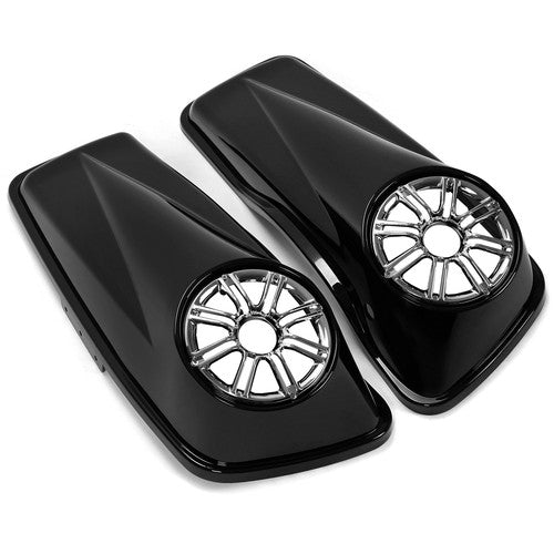 Solid Spare 6.5" Saddle bags Speaker Lids For Harley Touring Road King Street Glide 2014-24